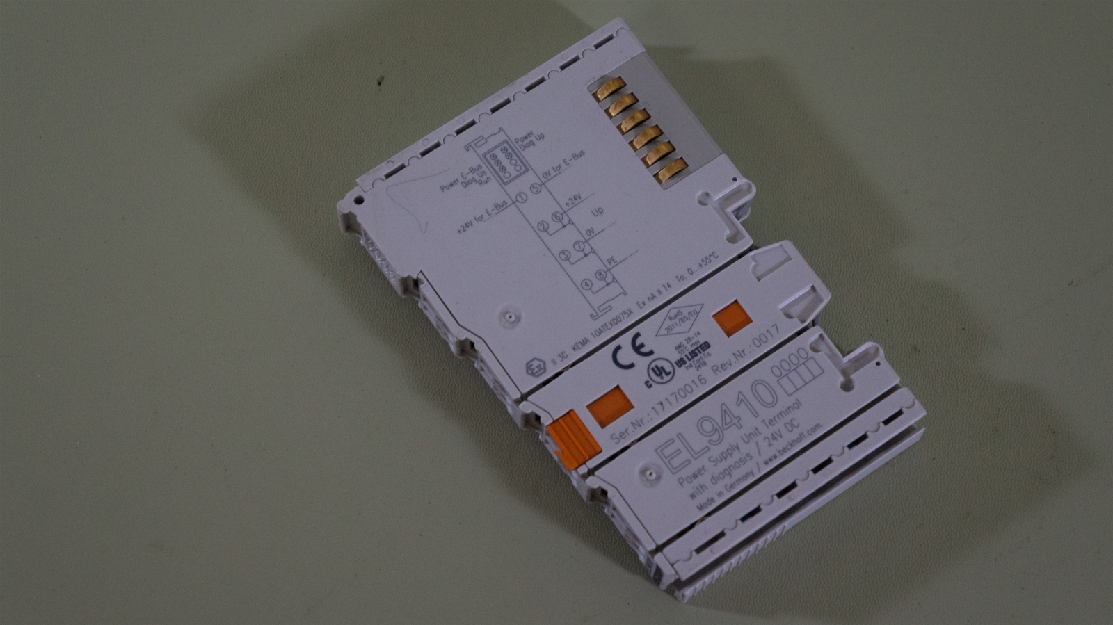 Beckhoff EL9410 Power Supply Unit Terminal