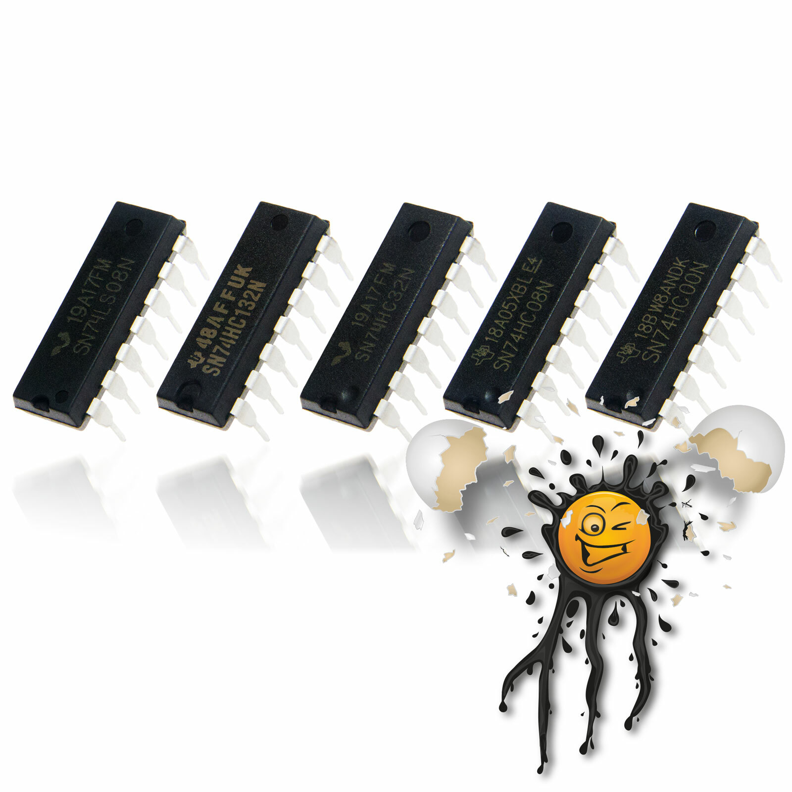 2 pcs pcs SN74HC132 SN74HC00 SN74HC08 SN74HC32 SN74LS08 AND NAND OR Gates DIP14