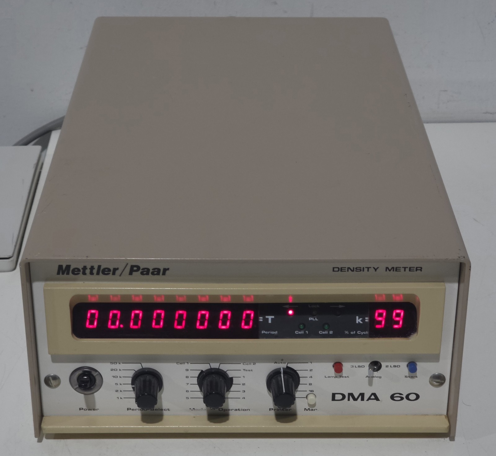 Mettler/Paar DMA 60 Density Meter SN 60217