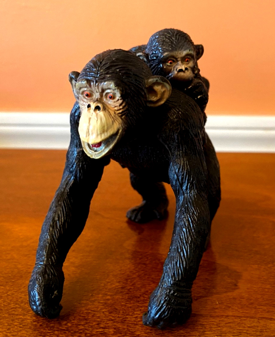 Chimpanzee female and Baby Papo Figure (Retired)