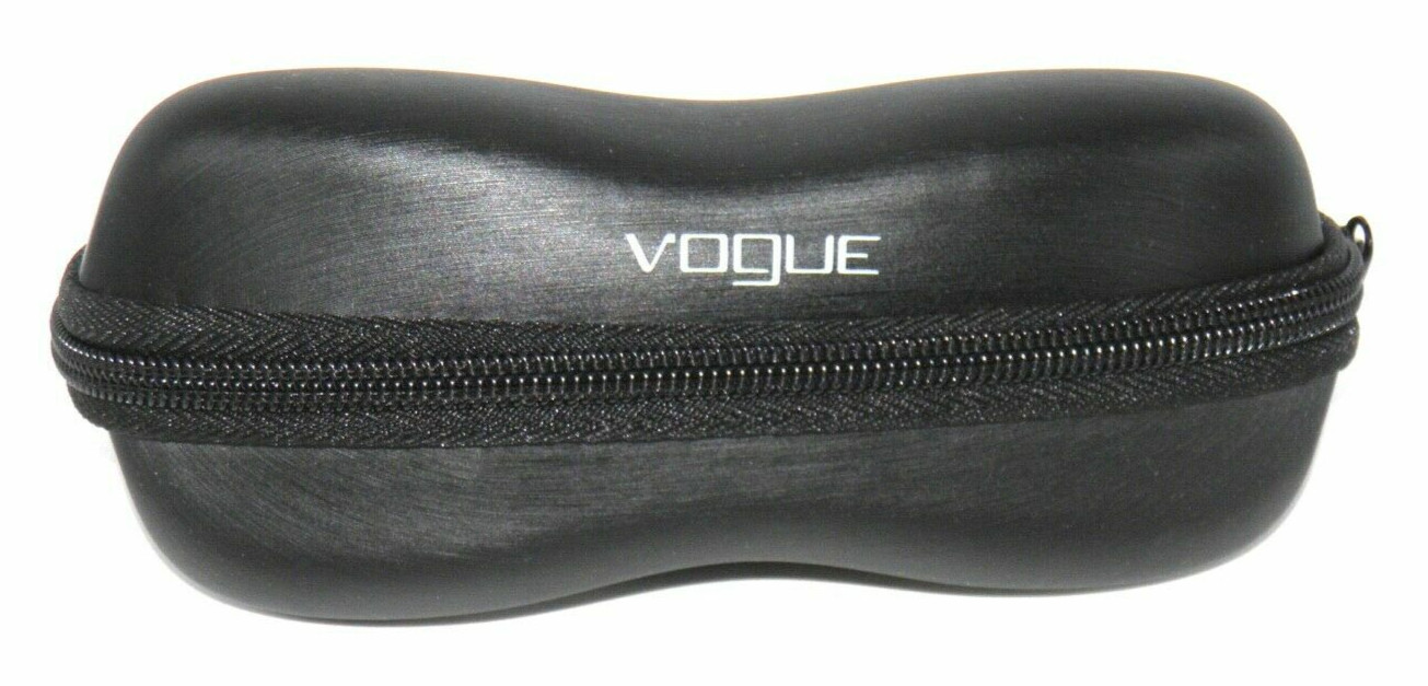 NEW  VOGUE AUTHENTIC EYEGLASSES SUNGLASSES HARD ZIPPER CASE SEALED CLOTH LARGE!