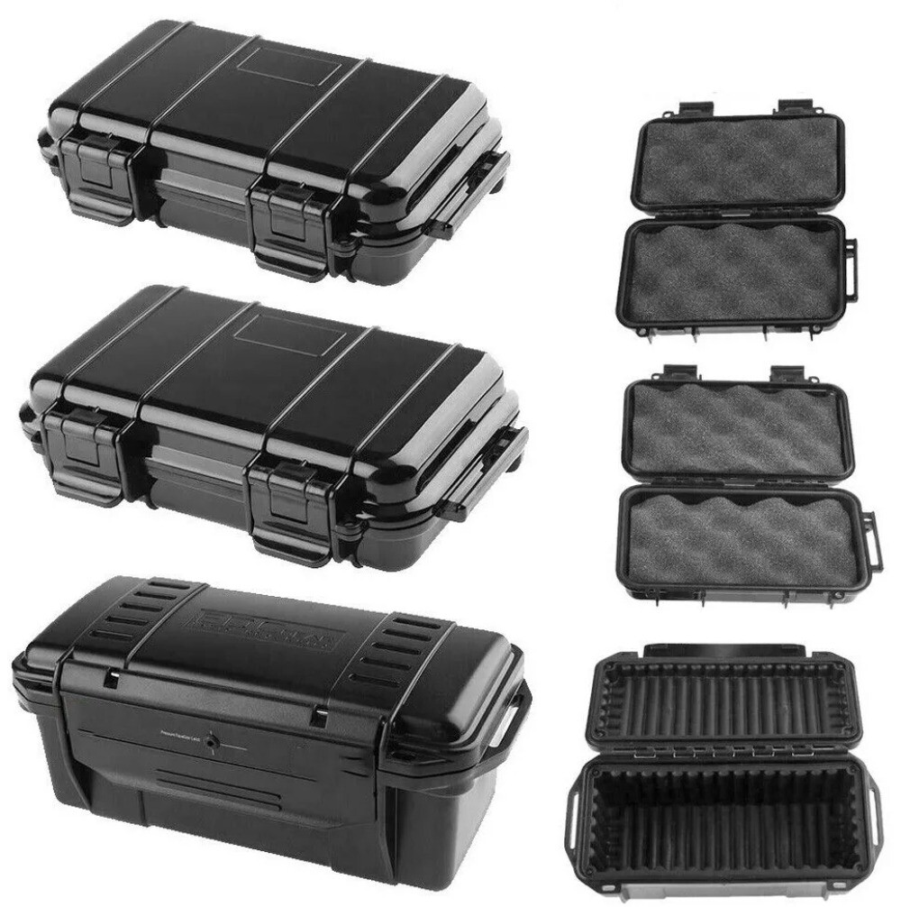Outdoor Survival Sealed Box Plastic Shockproof EDC Tools Storage Waterproof Case