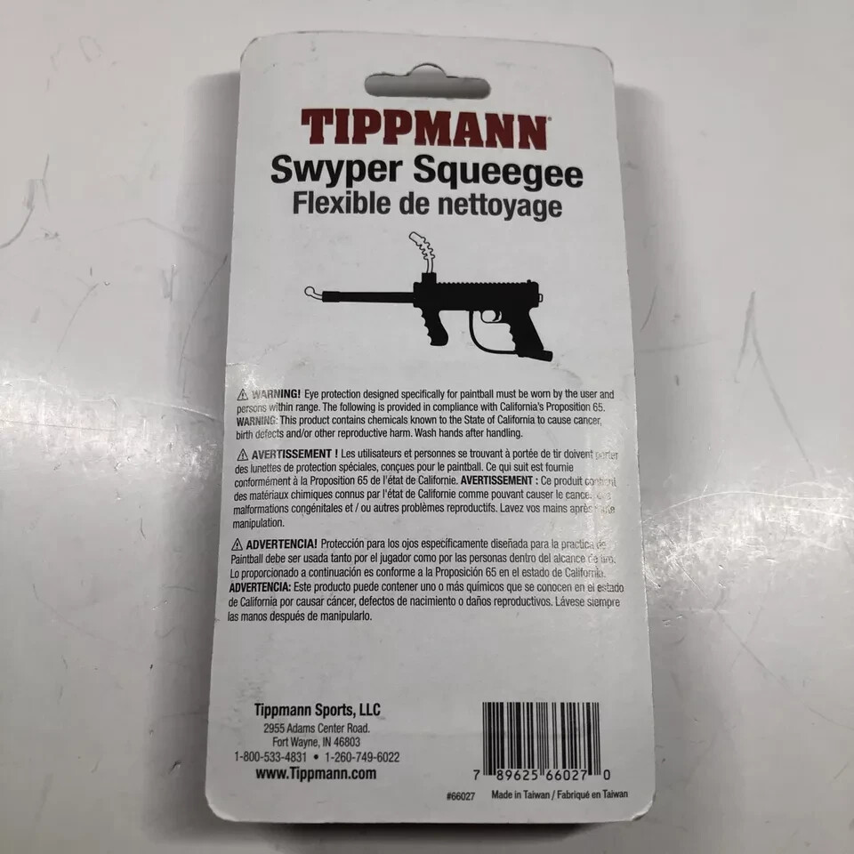 Tippman Swyper Squeegee Barrel Cleaning Tool Paintball Red Flexible Pull Through