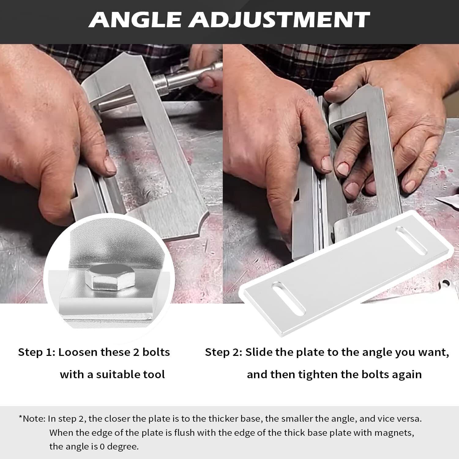 Knife Bevel Grinding Jig Adjustable Knife Making Belt Grinder Angle Grind Guide