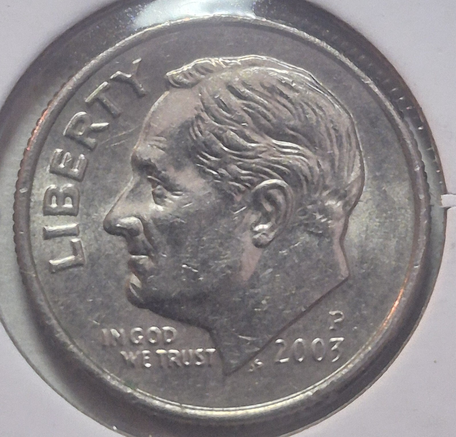2003 Roosevelt Dime  P - XF-AU - Extrafine-Almost Uncirculated - CIRCULATED