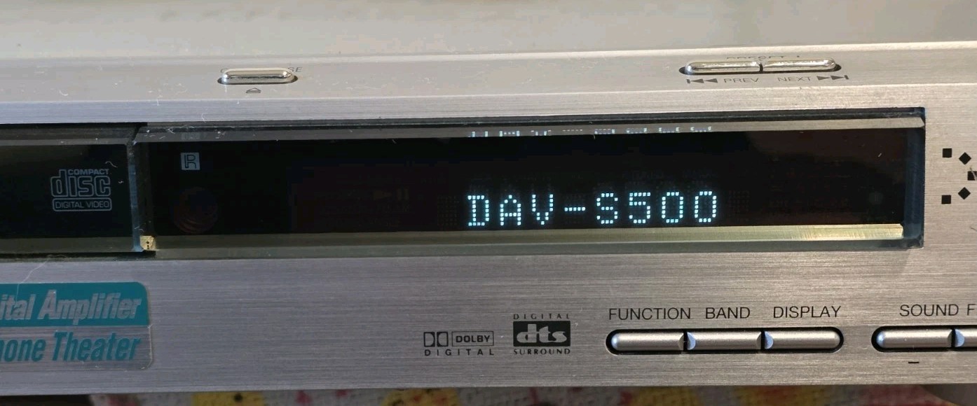 Sony S-Master 5.1 Inch Digital Amplifier CD / DVD Sound System W Remote & Cables