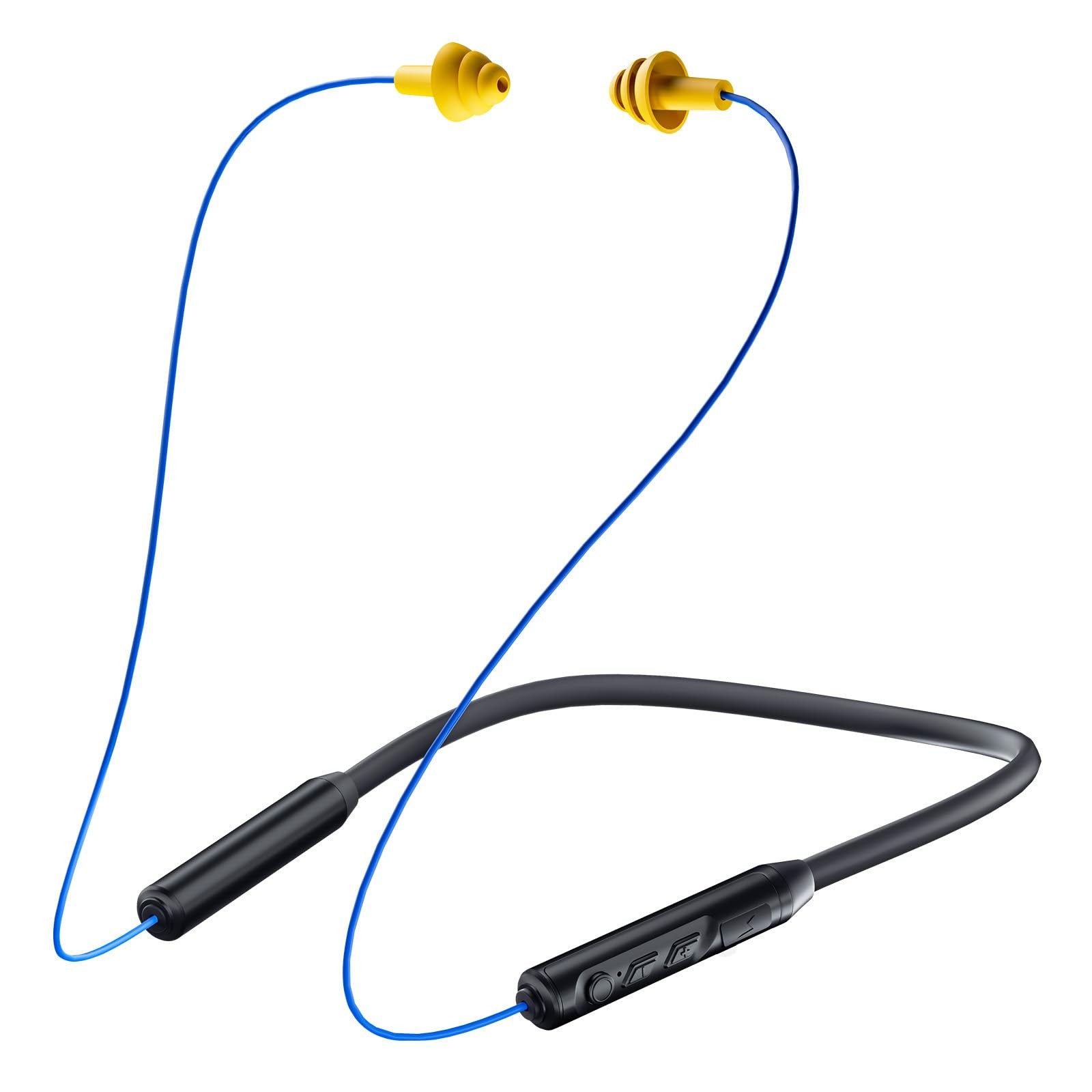 Bluetooth Earplug Headphones Neckband Wireless Earbuds 29db Noise Reduction