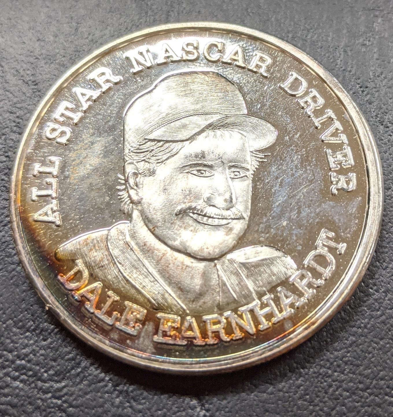 Dale Earnhardt .999 Silver 1 oz Round | All Star Nascar Driver, 45 Years