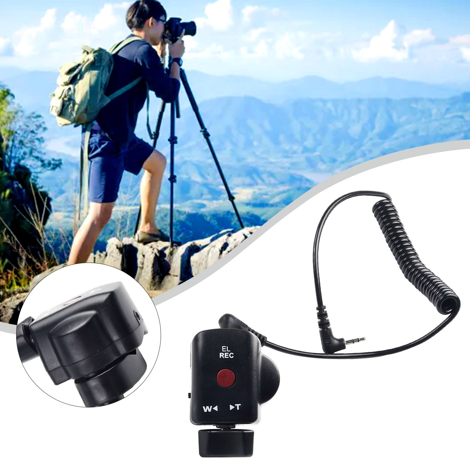 For Camcorder Zoom Remote Controller For Panasonic Lanc GH5 For G40 G21 G25 New
