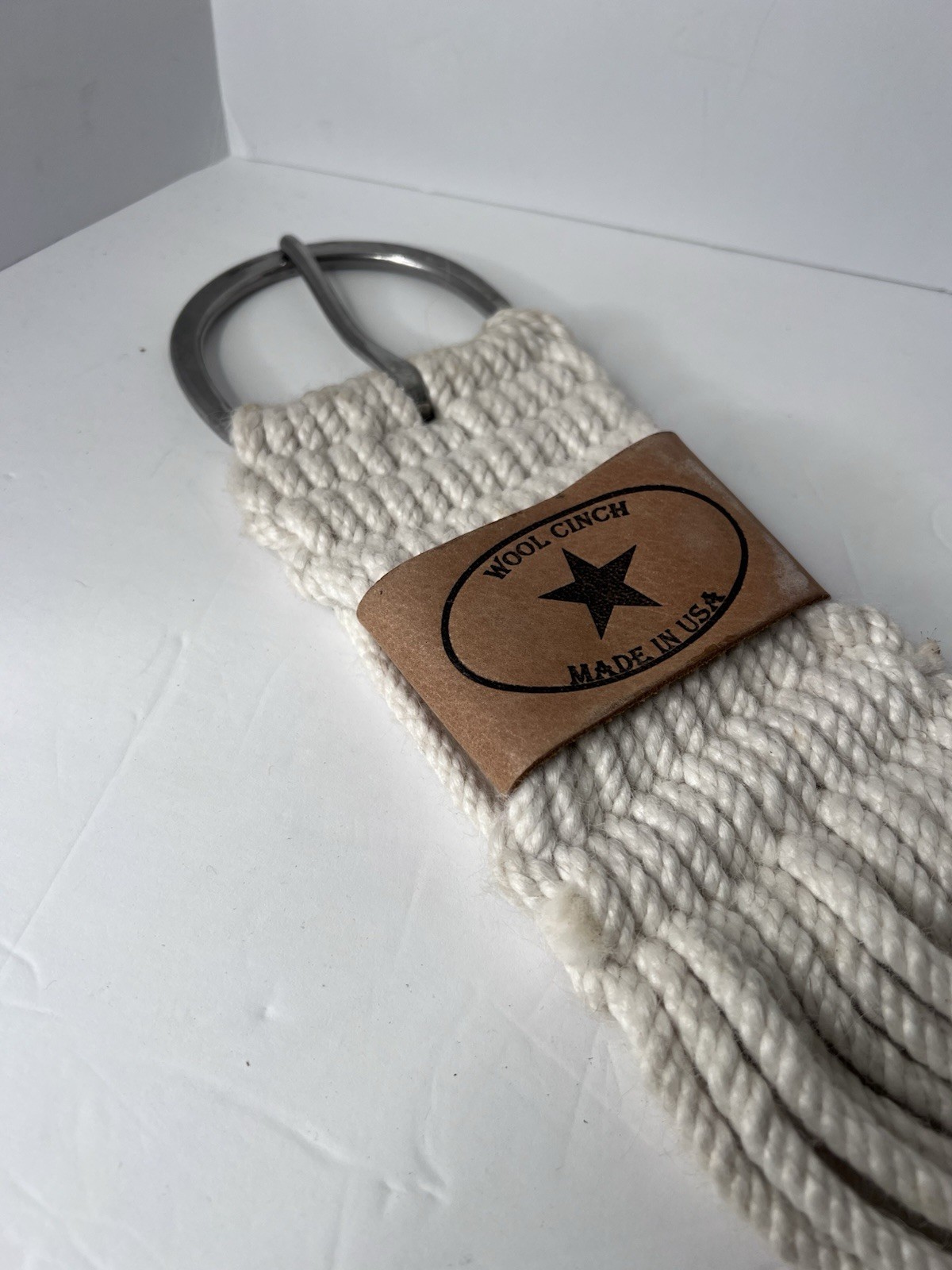 34" Mohair Wool Roper Cinch
