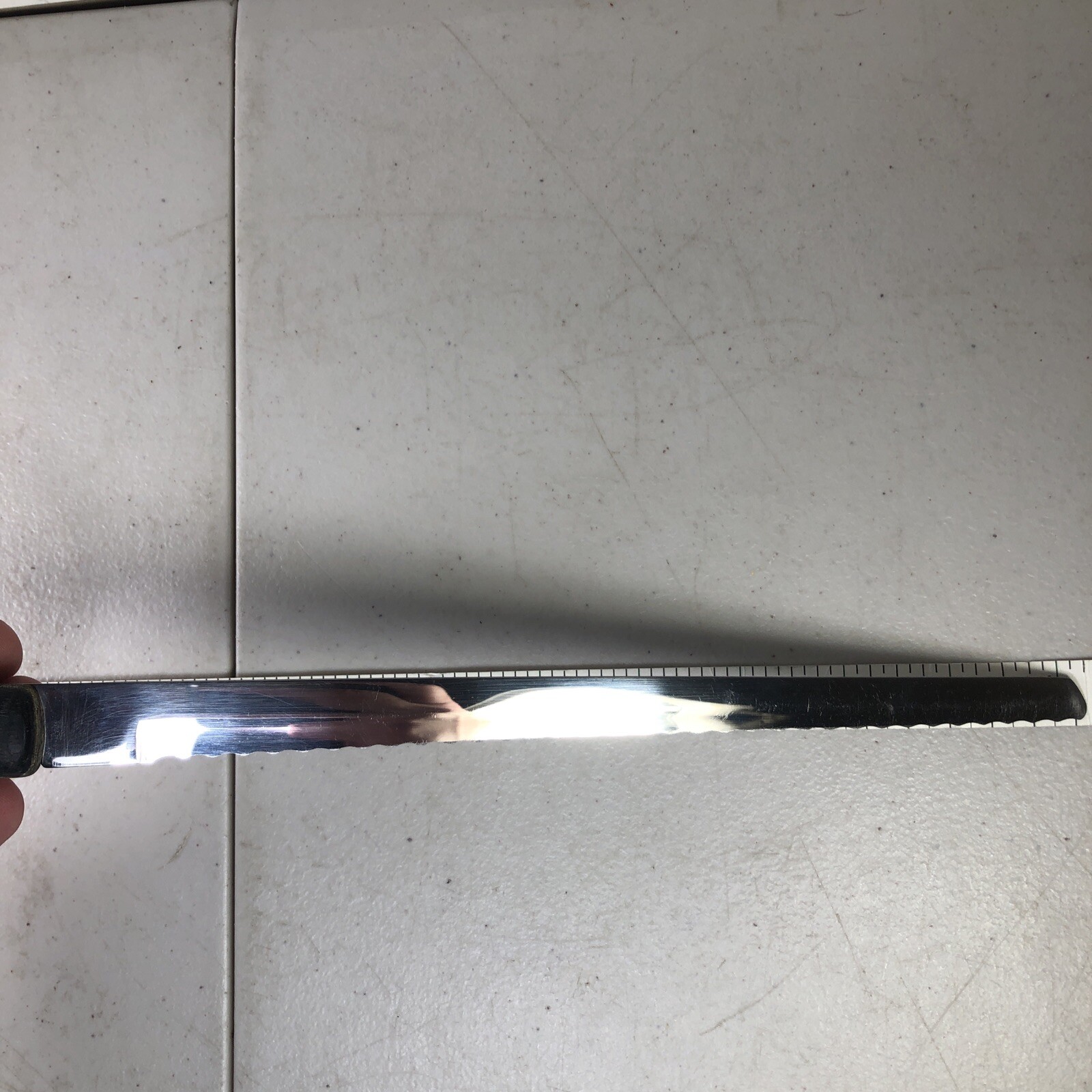 Ekco VTG Stainless Vanadium Made in USA Serrated Bread Knife 9.5” Blade
