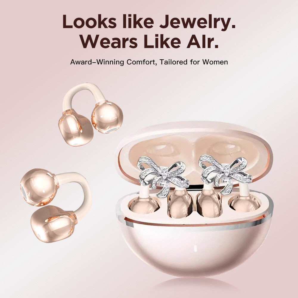 Wireless Lady Bluetooth Earbuds Headphones For iPhone Samsung Galaxy Android NEW