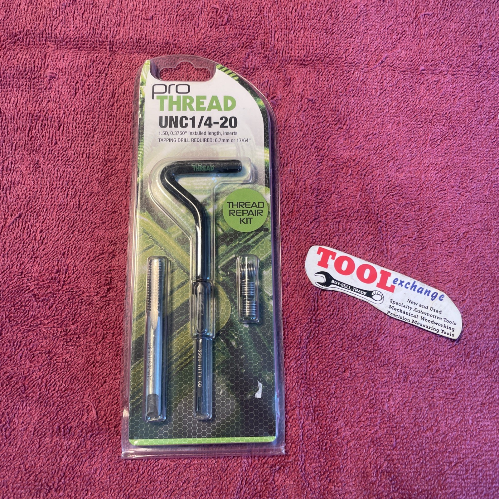 Pro Thread repair kit  No.33049 sae new unopened 1/4x20 UNC