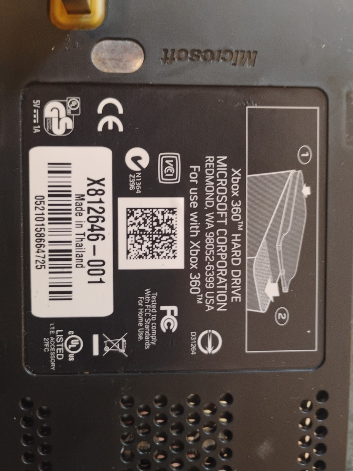 120GB HDD Xbox 360 External Hard Drive