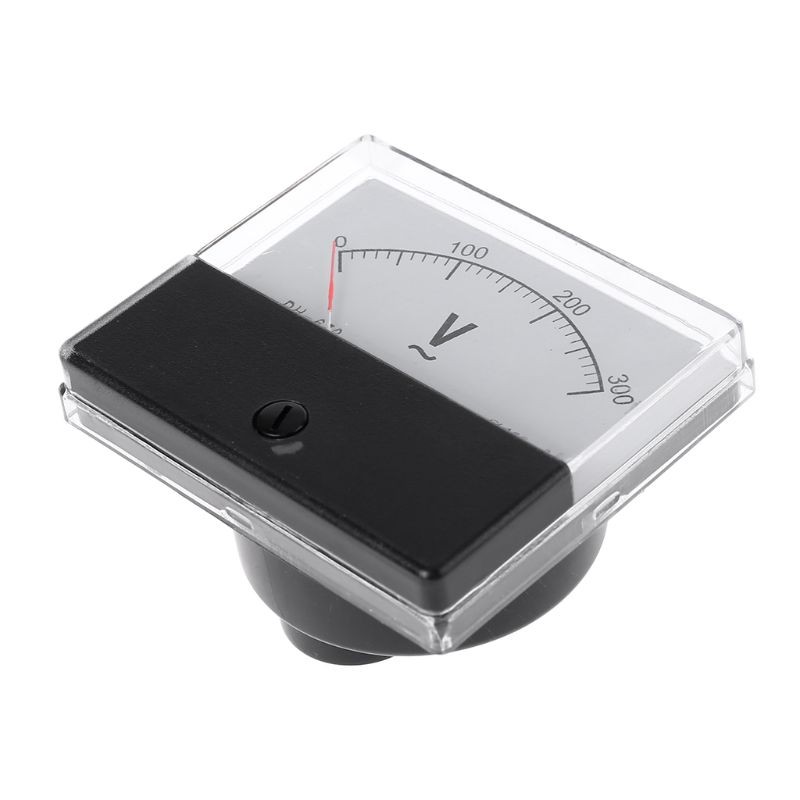 Plastic Housing AC 0-300V Rectangle Volt Analog Panel Meter Voltage Gauge Panel