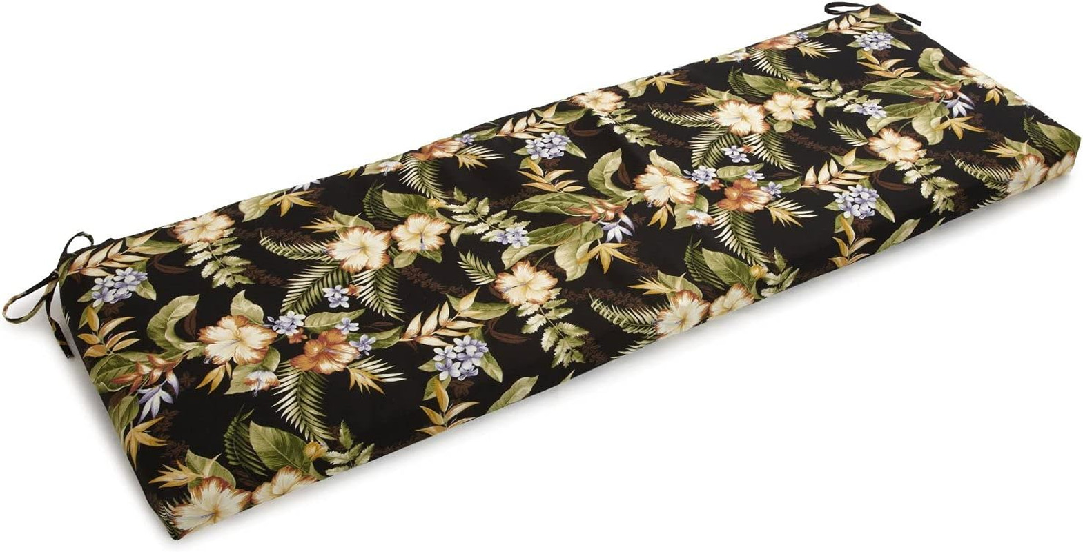 Outdoor Bench Cushion, 57" X 19", Freeport Ebony 1 Count