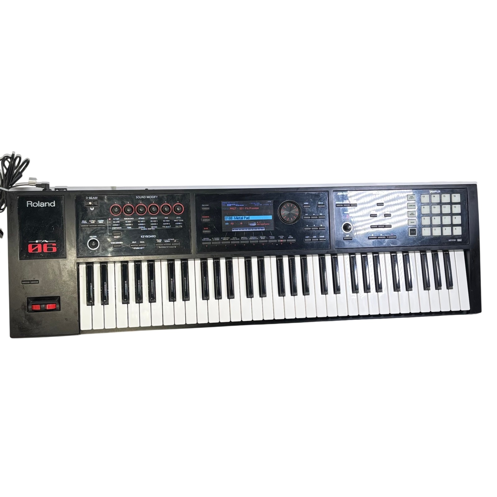 Roland FA-06 61-Key Music Keyboard Workstation