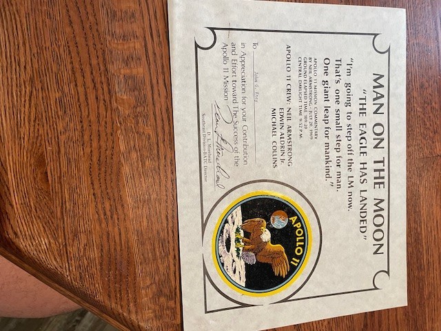 apollo and space lab program documents and collectables