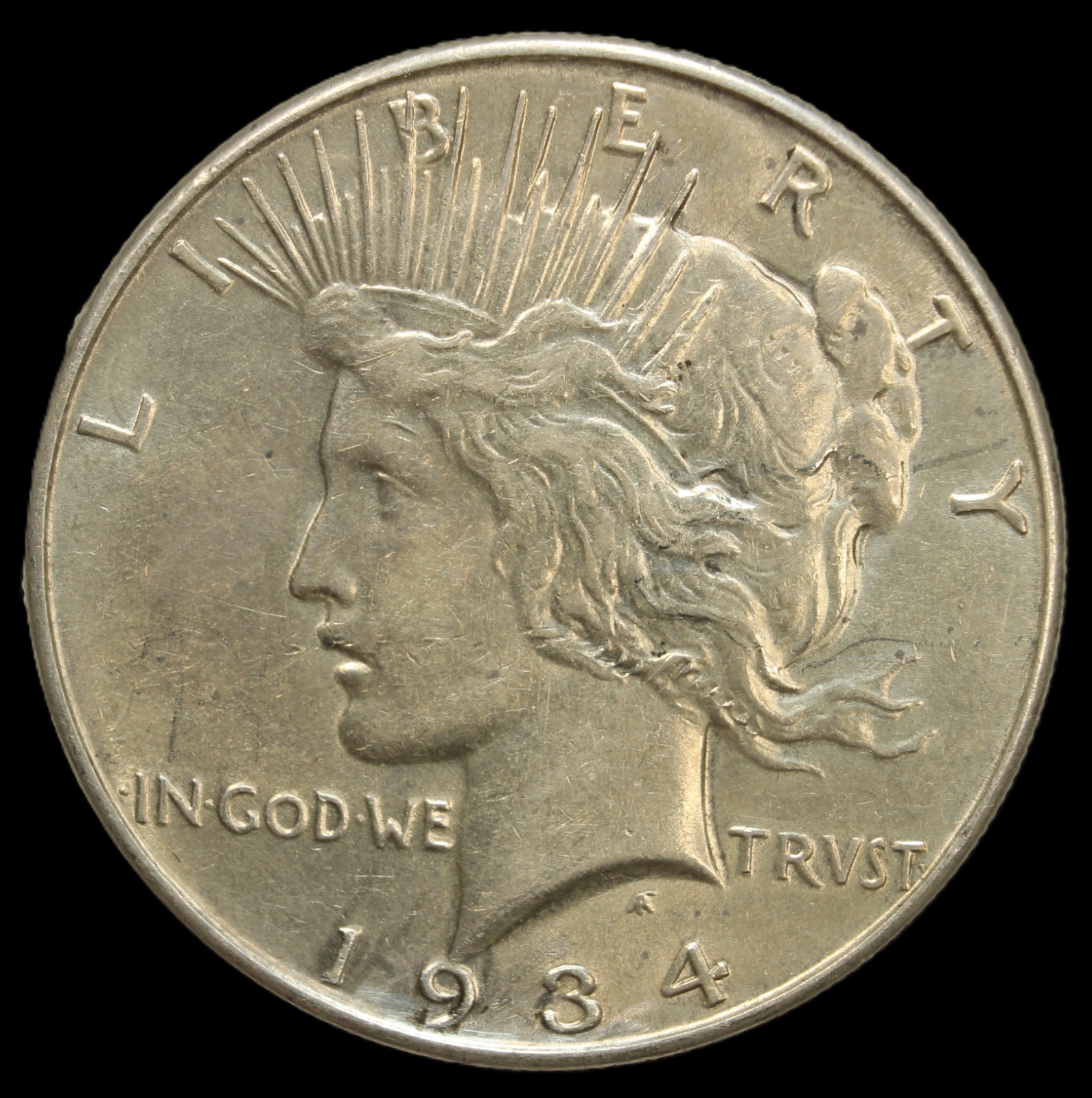 1934 peace dollar- Choice AU- SMH-792