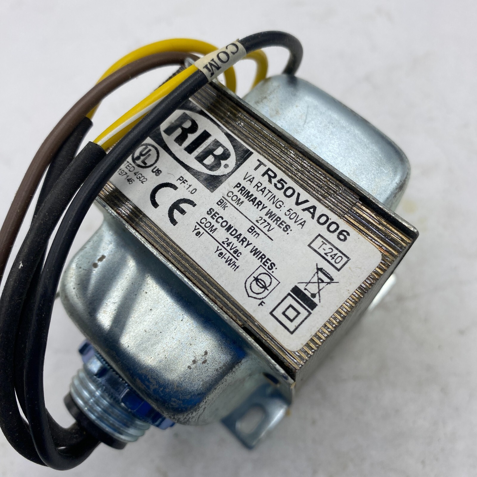 FUNCTIONAL DEVICES INC / RIB TR50VA006 Class 2 Transformer, 277V, 50 VA