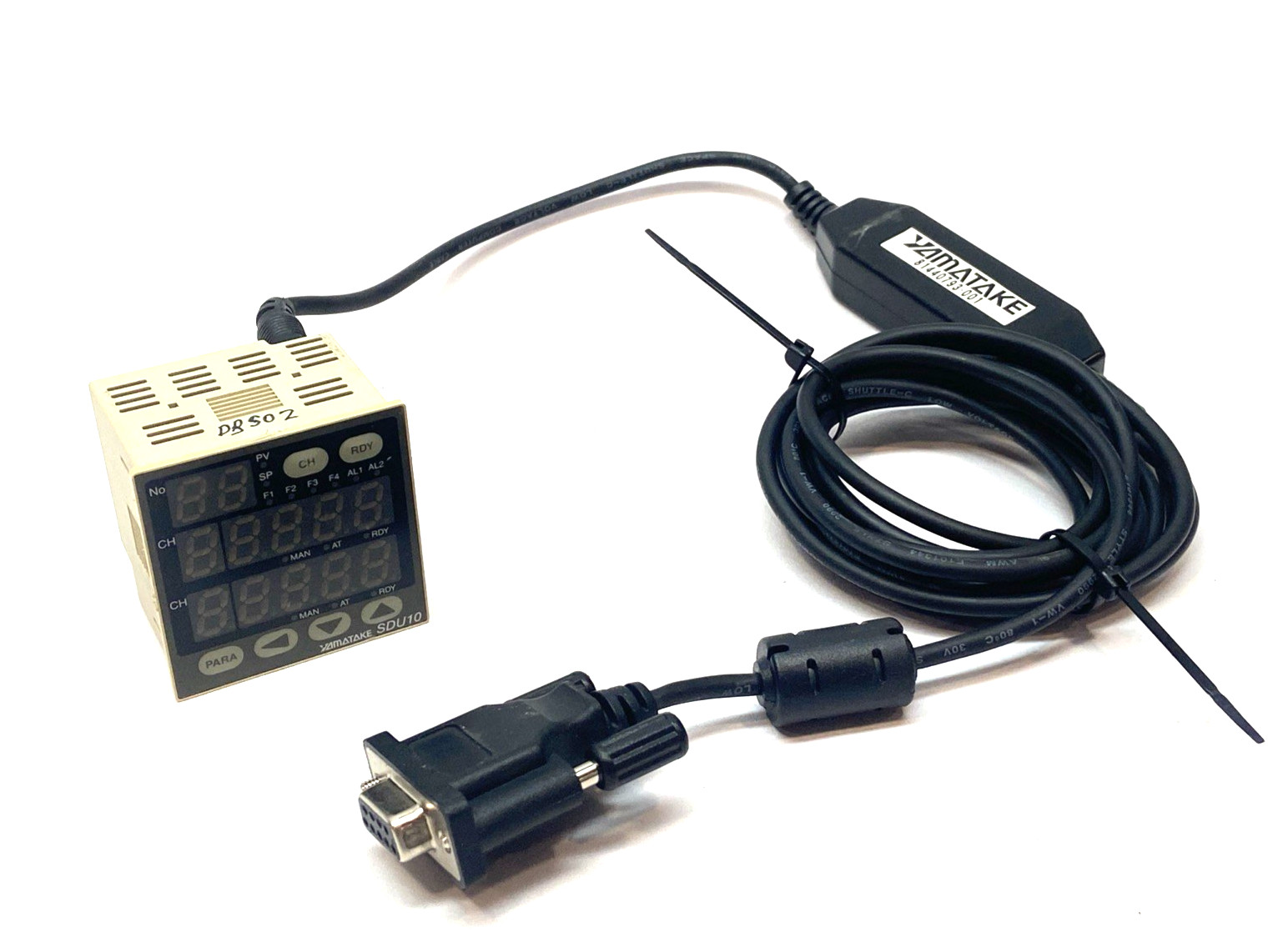 Yamatake SDU10T0100 Temperature Control Unit DIN Mount w/ 81440793-001 Cable