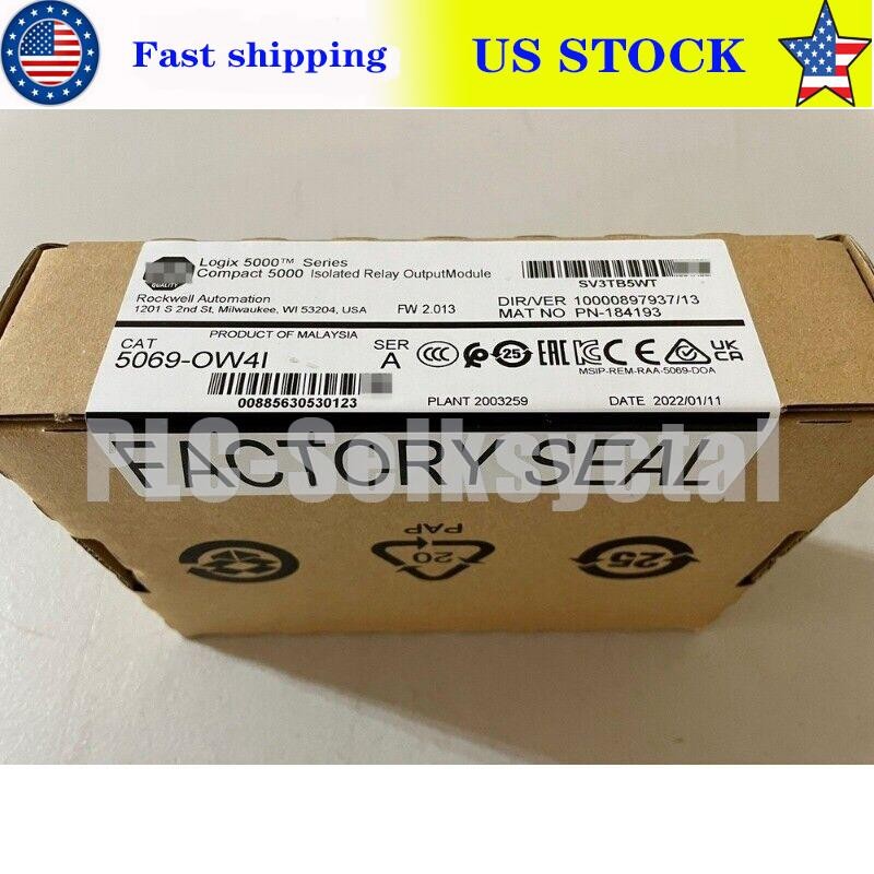 Sealed Allen-Bradley 5069-OW4I CompactLogix Relay Output Module US Free Tax