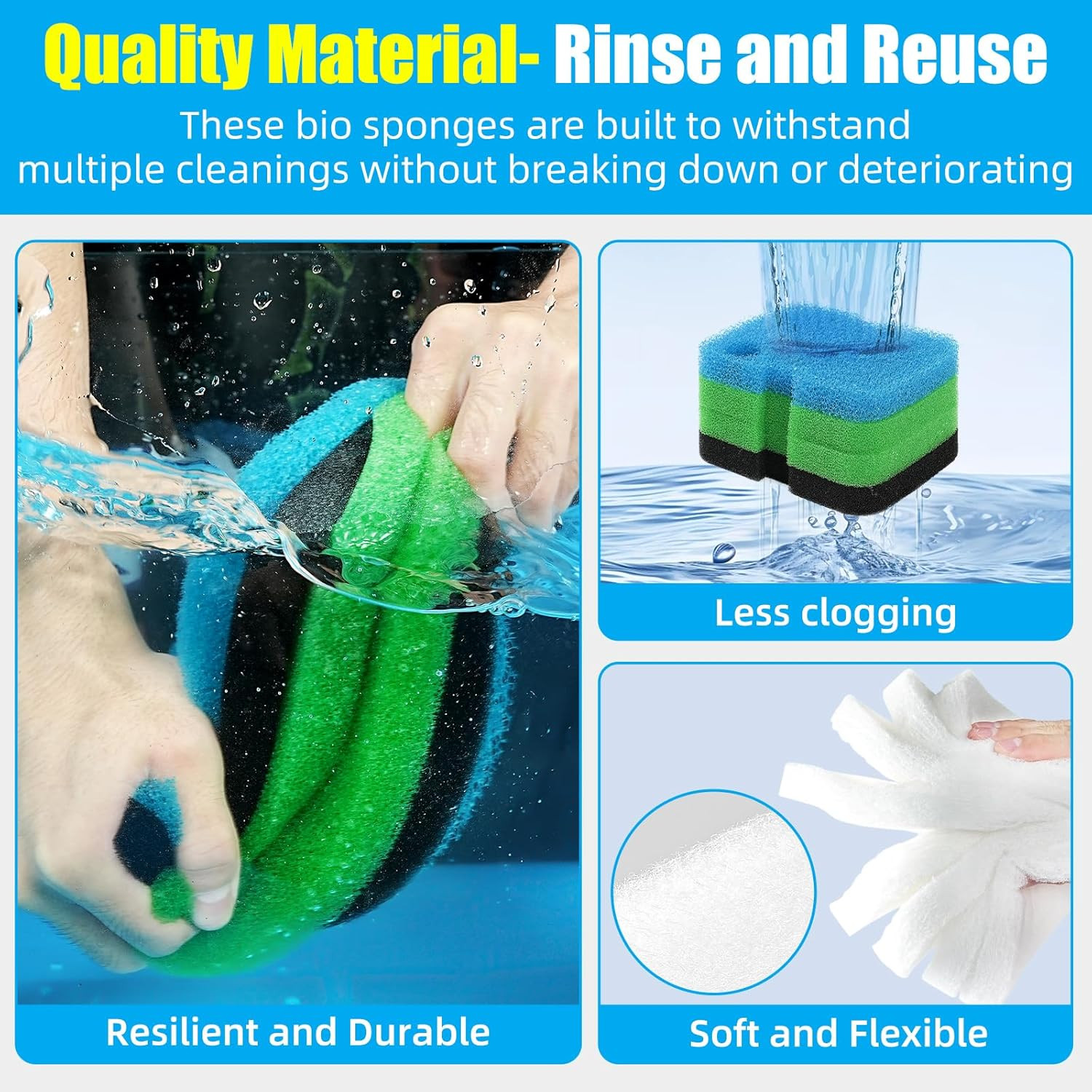 Replacement Canister Filter Pads Compatible with Cascade 700/1000 CCF2UL/CCF3UL