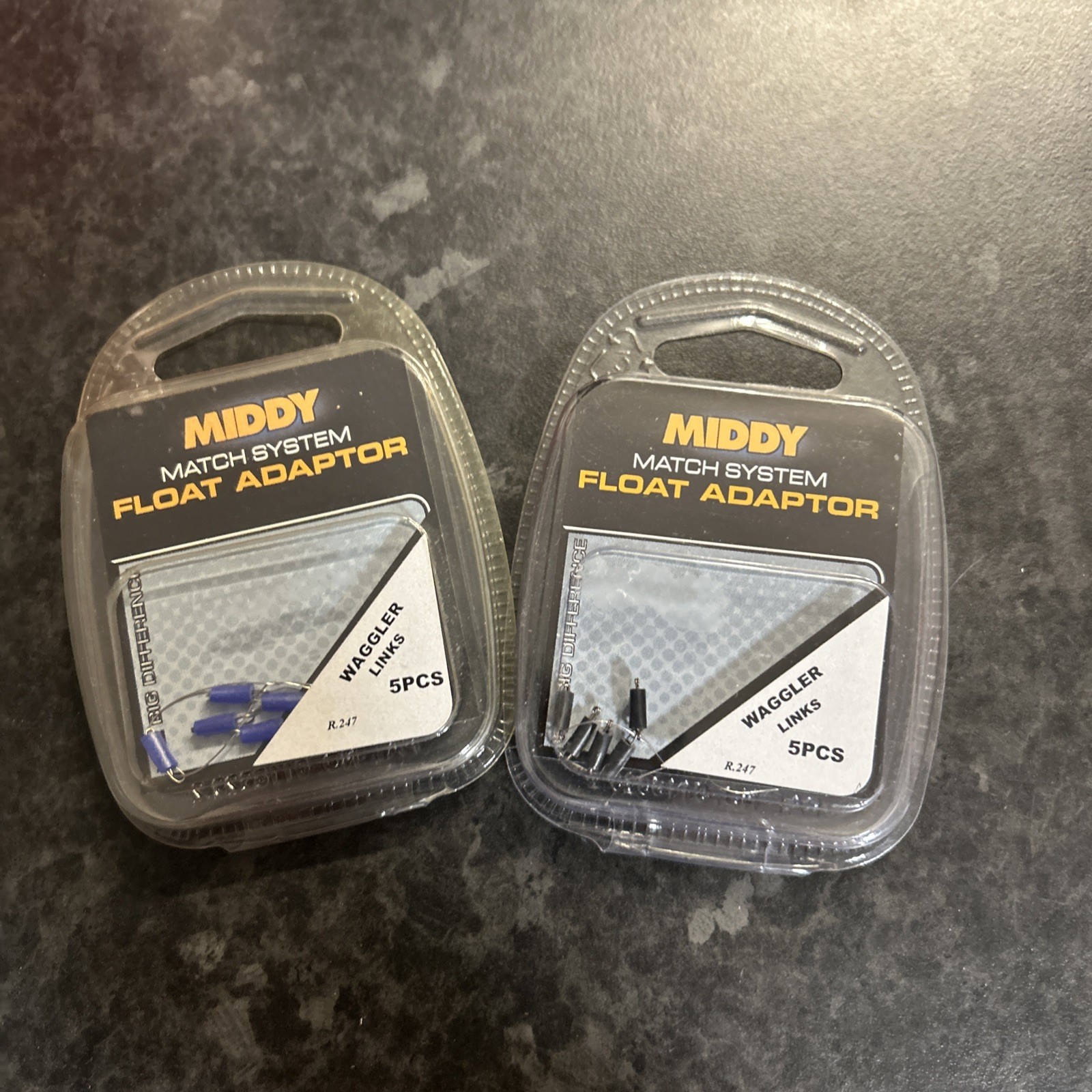 2pkts Middy Float Adaptor Waggles Links 5pcs per Pack.