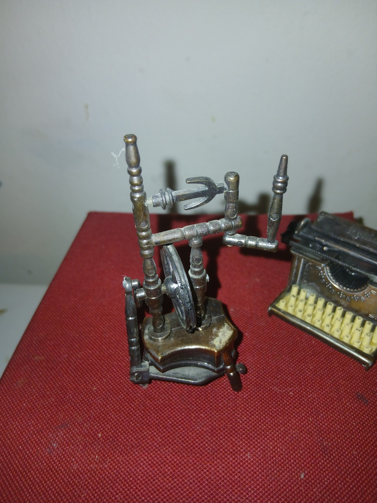 3 Minature Brass Pencil Shapeners
