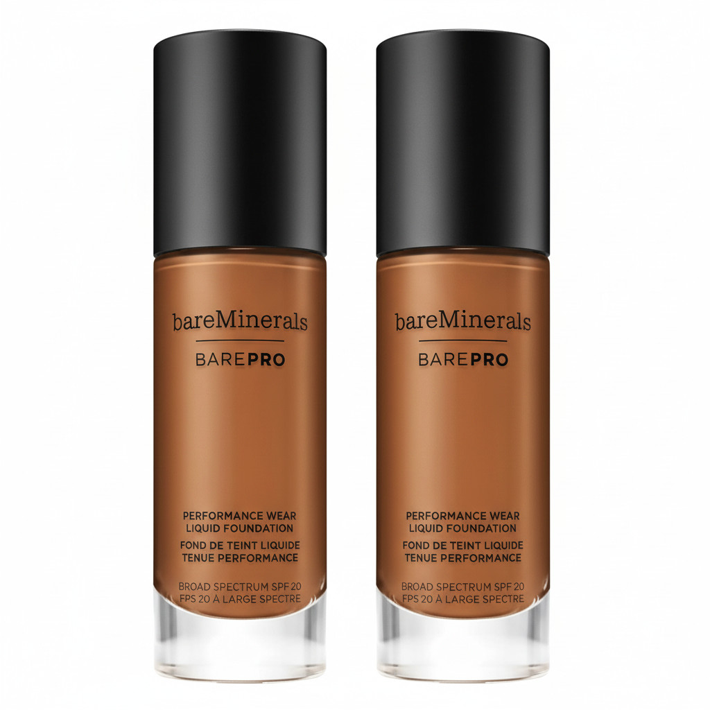 BareMinerals BarePro Liquid Foundation SPF 20 Cinnamon 25 1 Oz Pack of 2