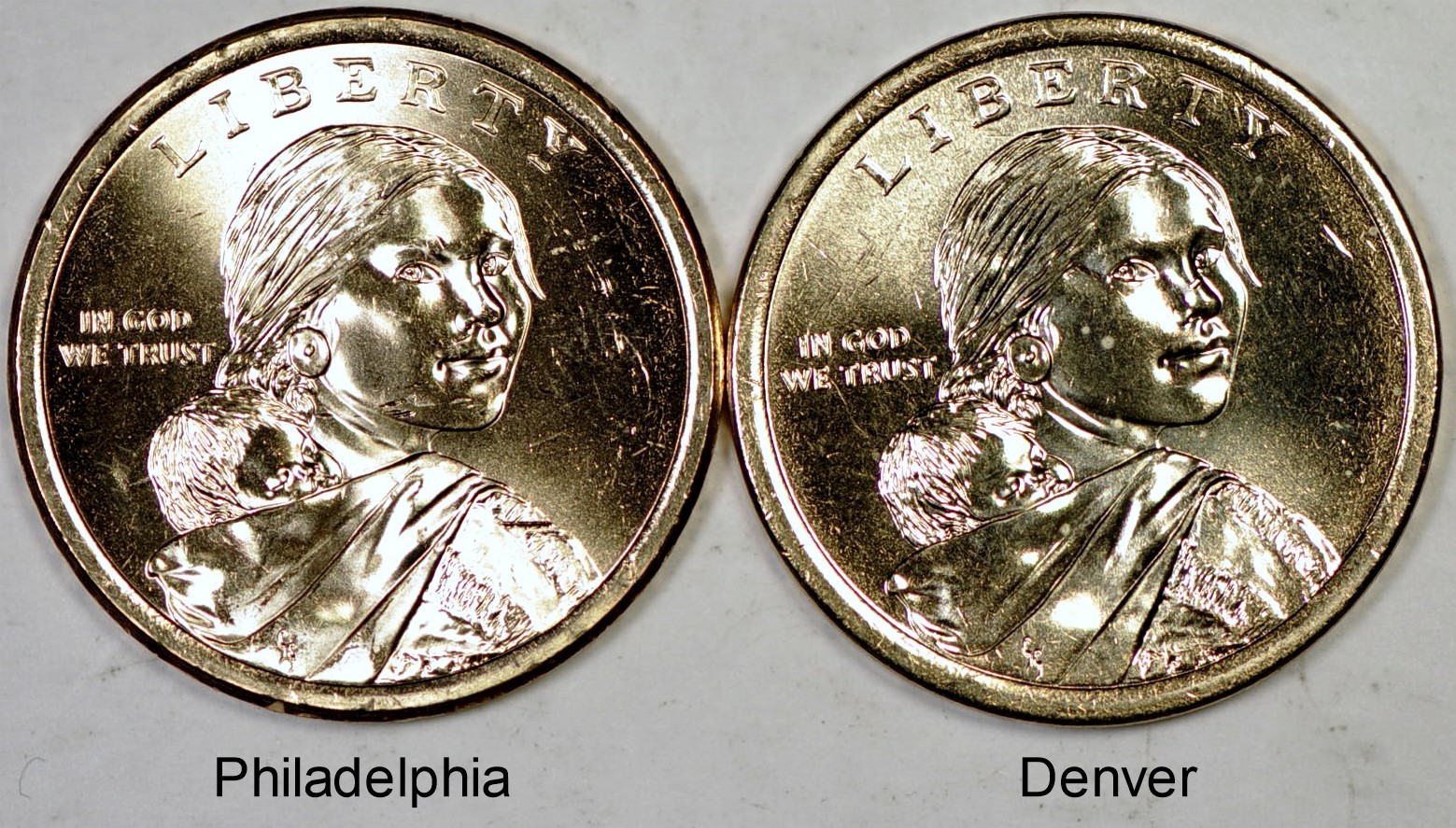 2016 SAC$1 Sacagawea Dollars, Code talkers P&D Mint Set UNC