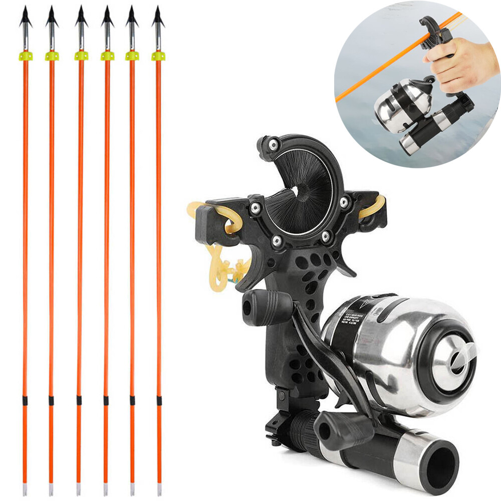 Bowfishing Catapult Set Fishing Arrows Reel Shooting Archery Bow Hunting