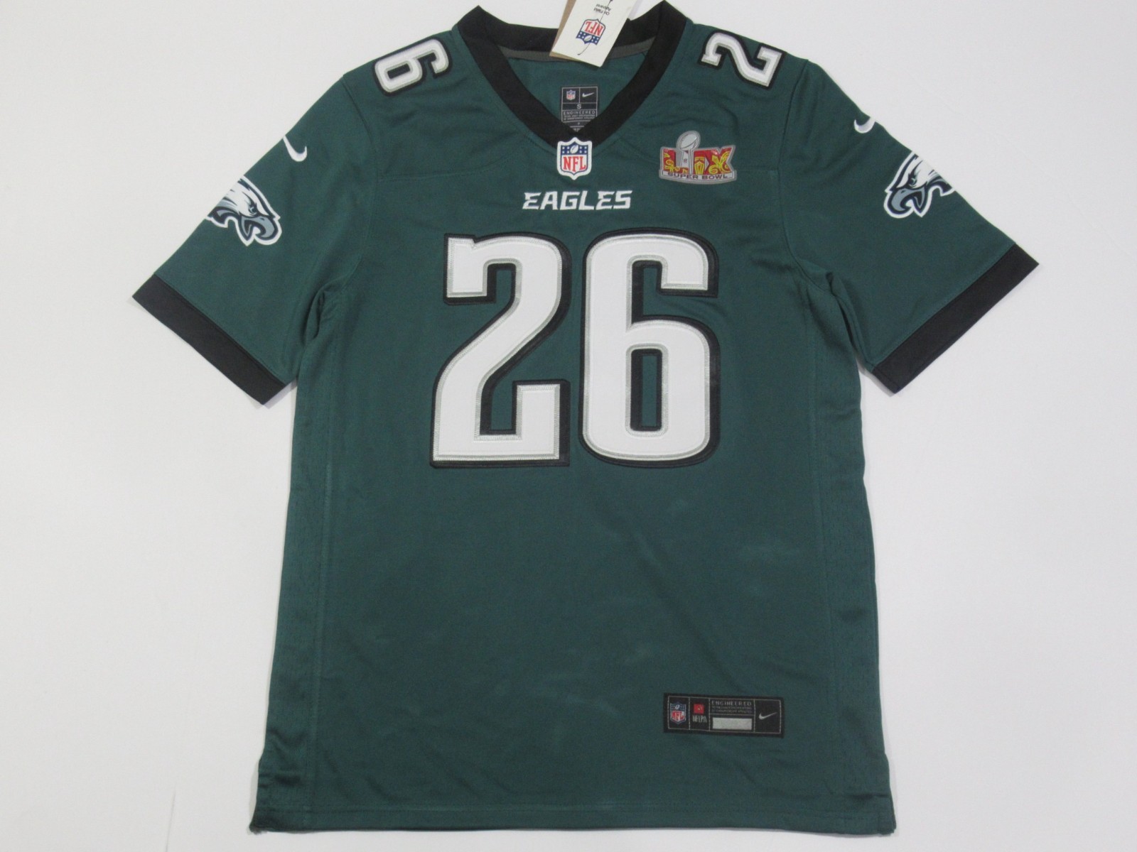 Saquon Barkley Philadelphia Eagles Super Bowl LIX 59 Men's Game Jersey Green