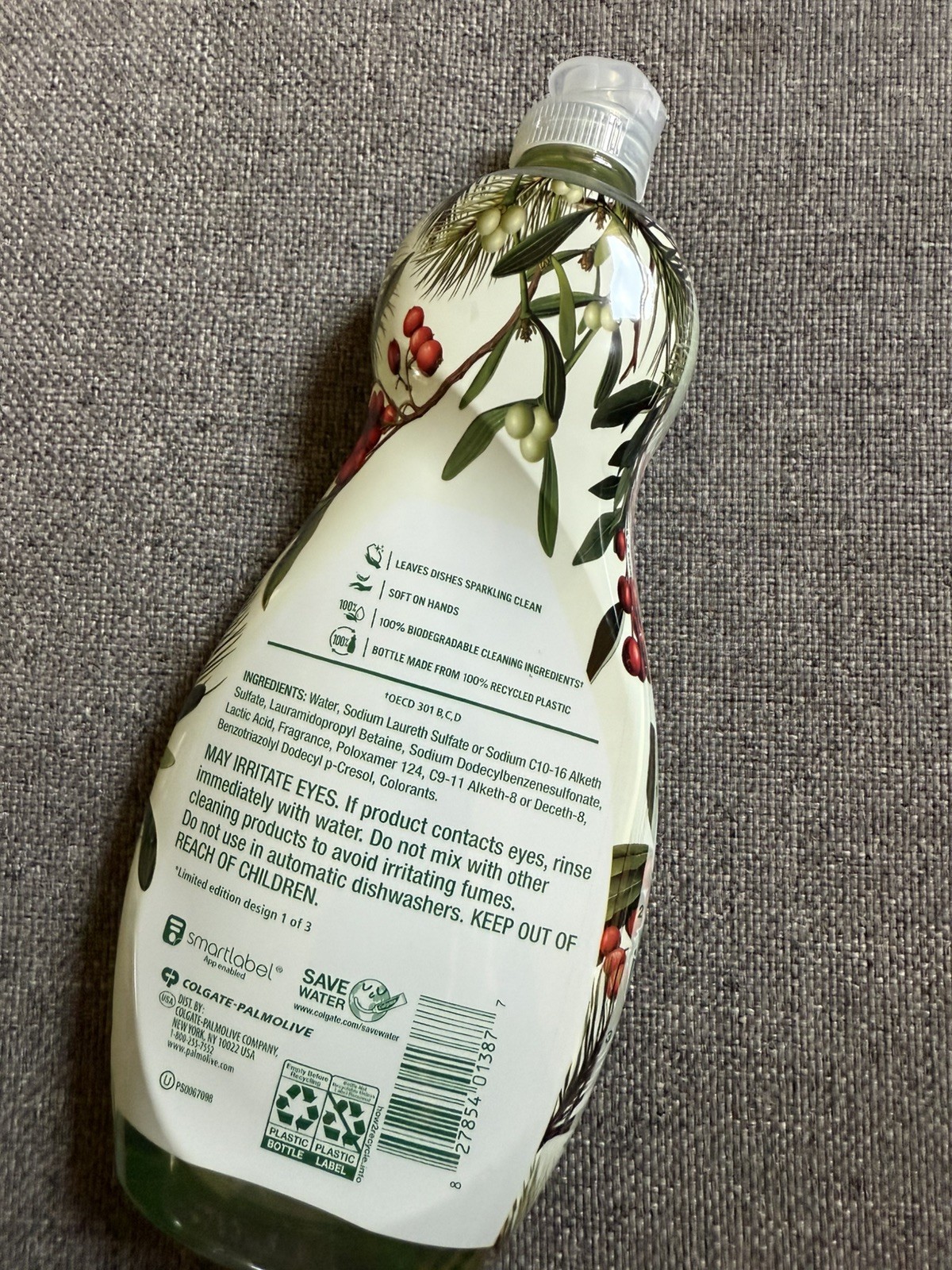 Palmolive Ultra Liquid Dish Soap Limited Edition White Spruce 20 Fl Oz New