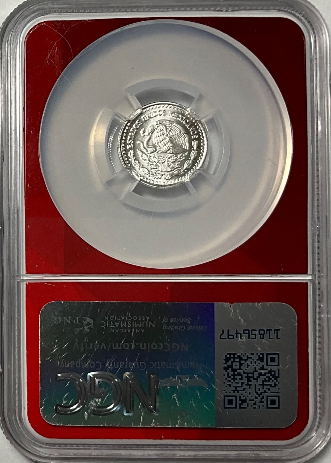 1994 Mo Mexico 1/20 Onza NGC MS68