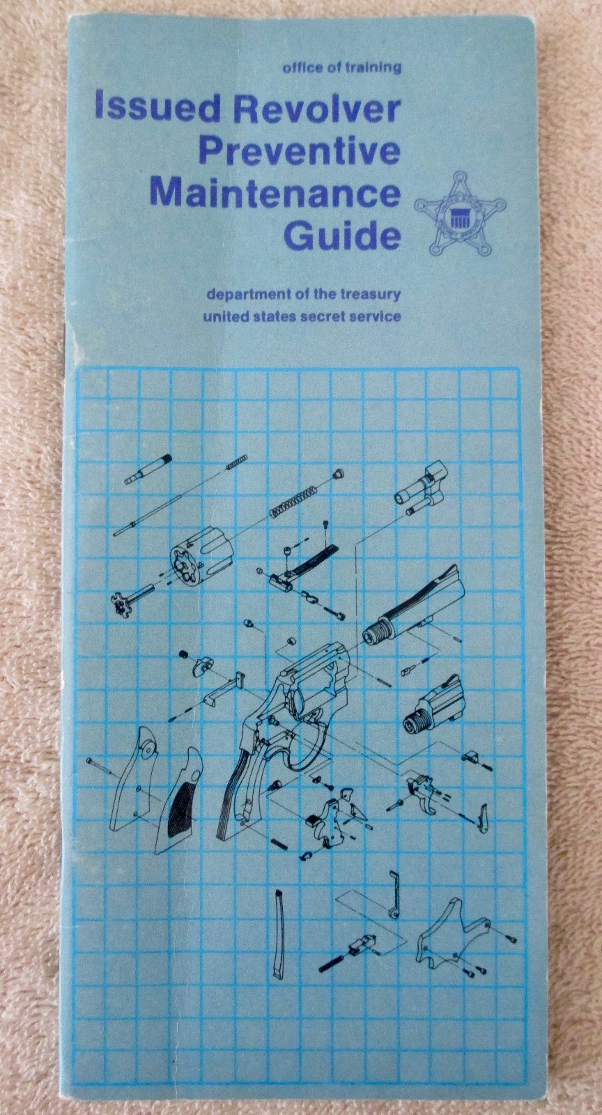 Vintage US Secret Service USSS Issued Revolver Preventive Maintenance Guide bklt