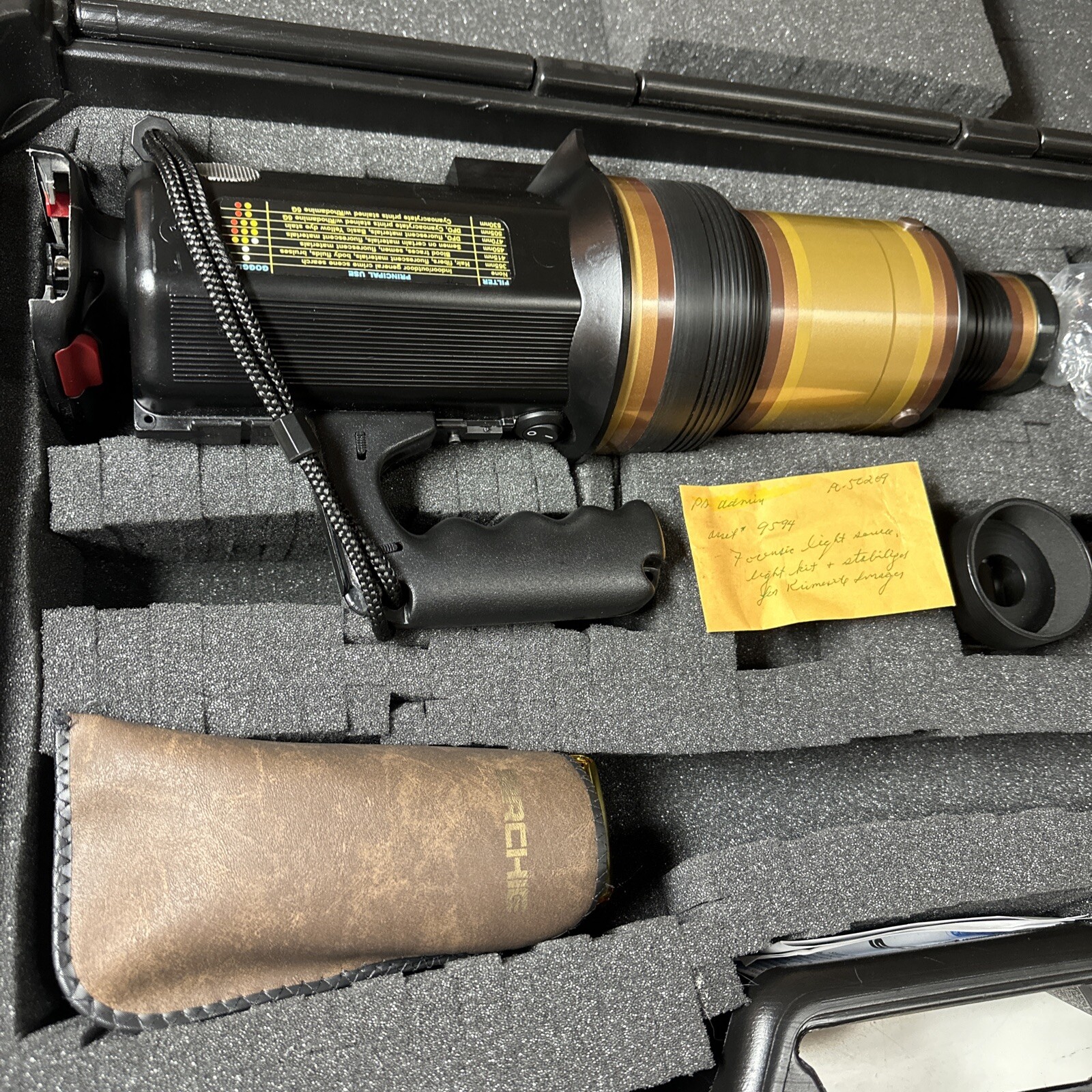 SIRCHIE GoldPanther FAL2000 Forensic Light Source - Ships FREE