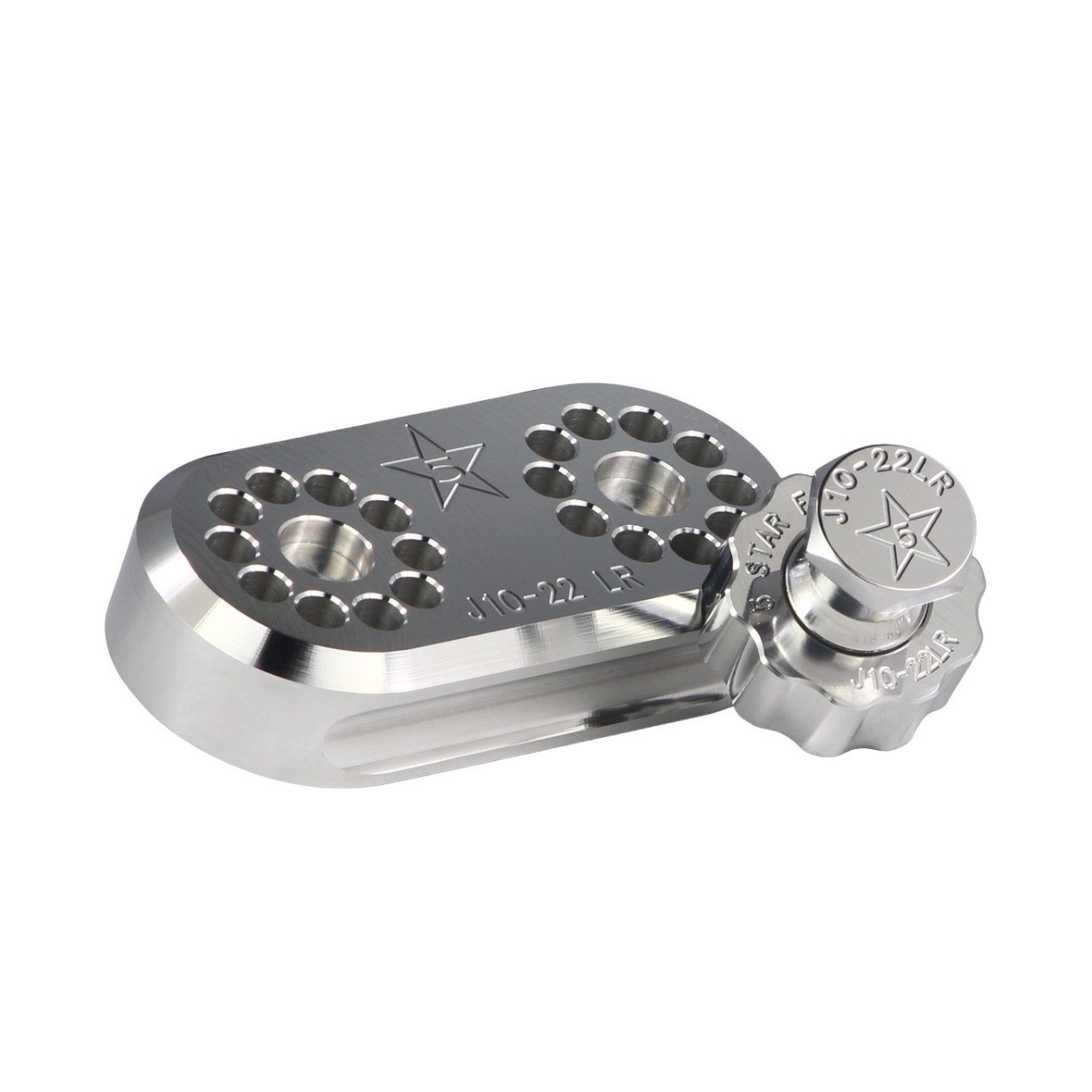 J10-22LR Bedside Block, 10-shot .22 LR, w/wo Speedloader, Aluminum FREE SHIPPING