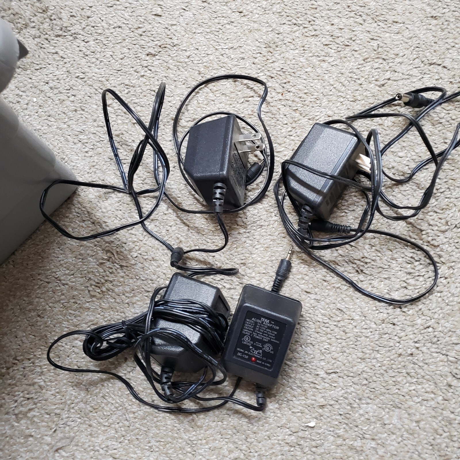 NICE LOT of 2  TEKK Radio AC/DC Power Adapter Class 2 # SJ-1610D