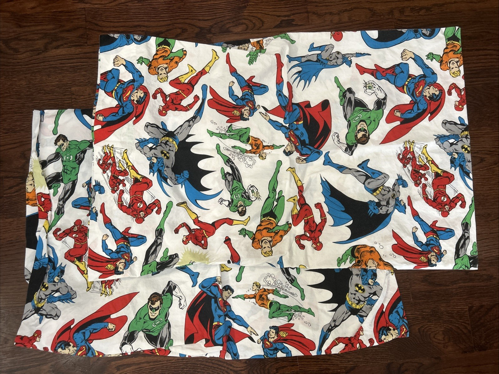Pair 2 Pottery Barn Kids Marvel Characters Pillowcase 100% Cotton Superheroes