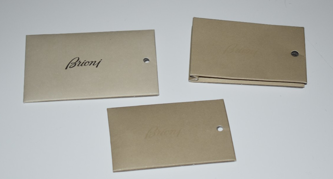 2) Brioni Replacement Buttons with Fabric Replacement Diagram Designer Lot Men