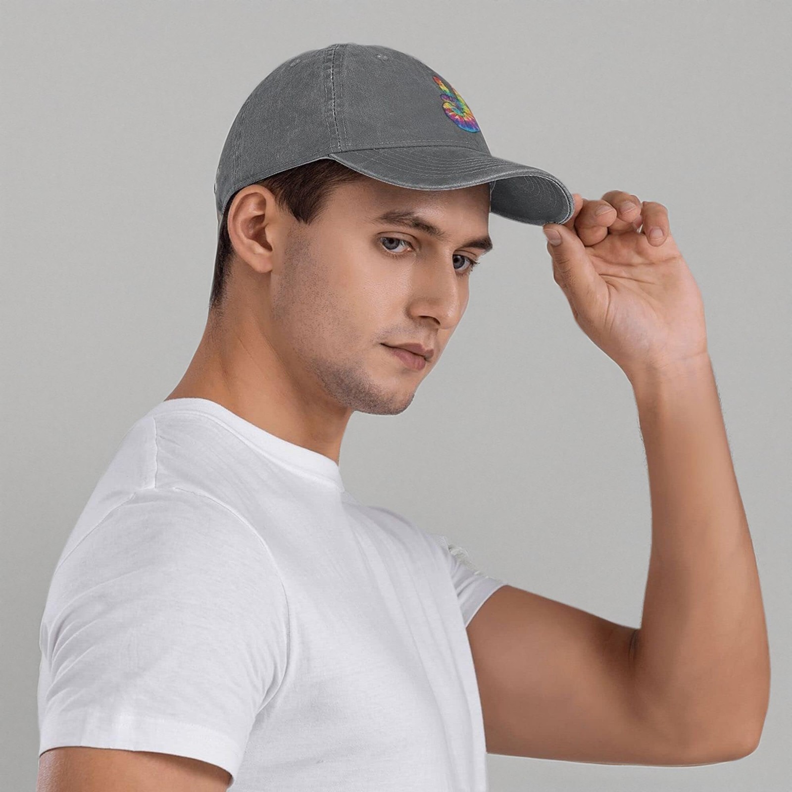 Baseball Hat Cotton Adjustable Dad Cap Unisex Adult Vintage Trucker Hats for ...