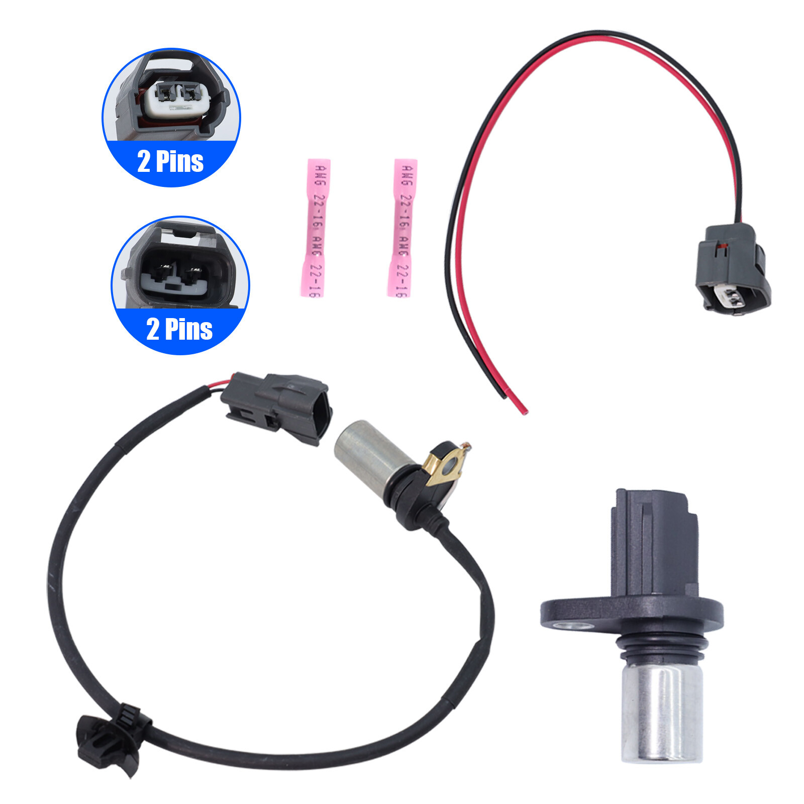 3x Camshaft &Crankshaft Position Sensor W/Connector For Toyota Camry Lexus 2.4L