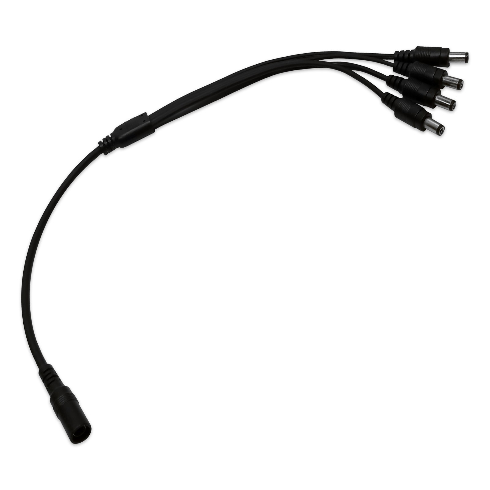 2 Pack - 4 Way Channel DC Power Splitter Adapter Cable for CCTV Security Camera