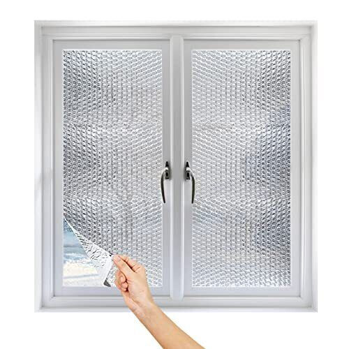 Reflectix Foil DOUBLE Insulation Reflective WINDOW SHUTTER KIT + ADHESIVE 2X8