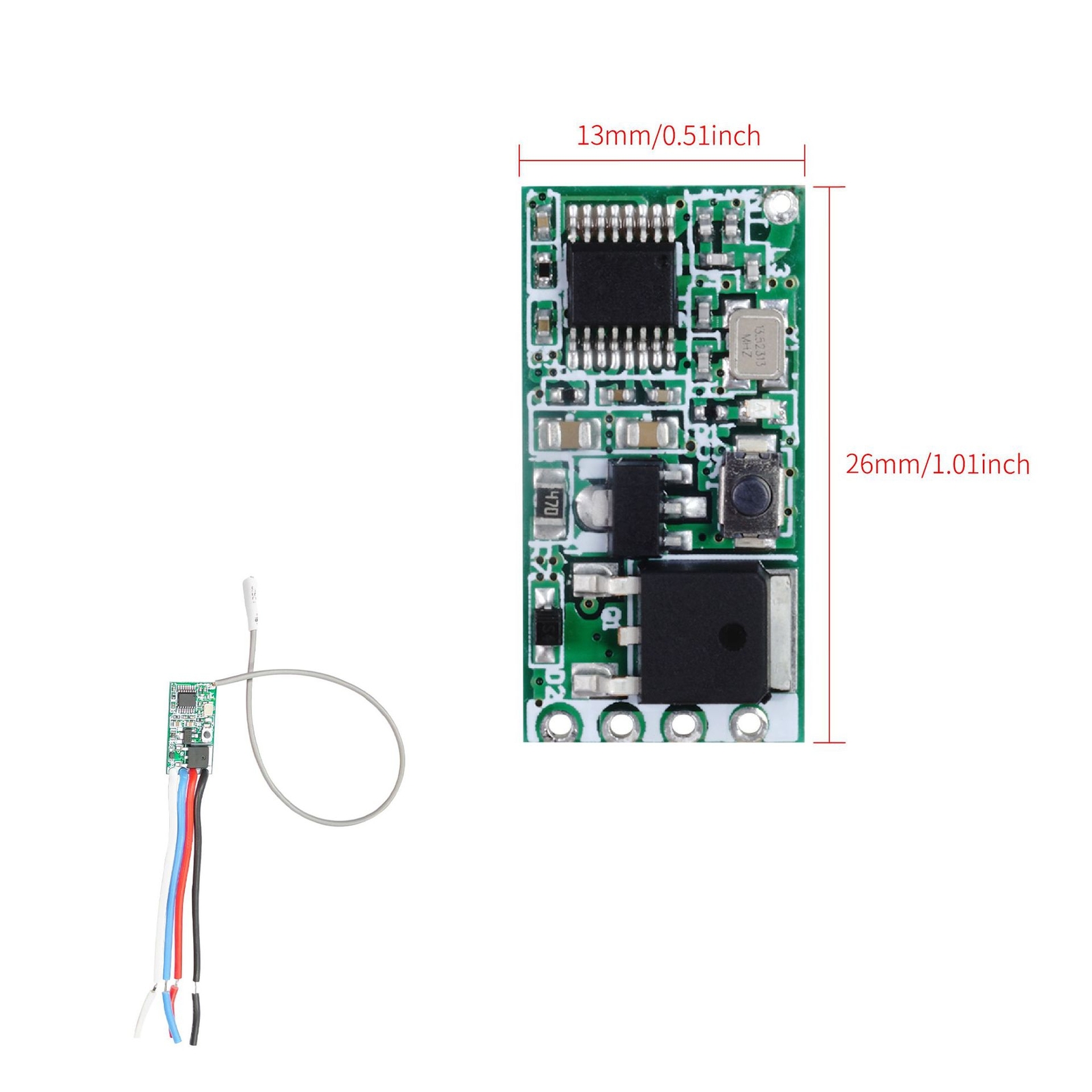 5xDC3.6V-24V 433Mhz 1CH Relay Wireless RF Remote Control Switch Receiver Module