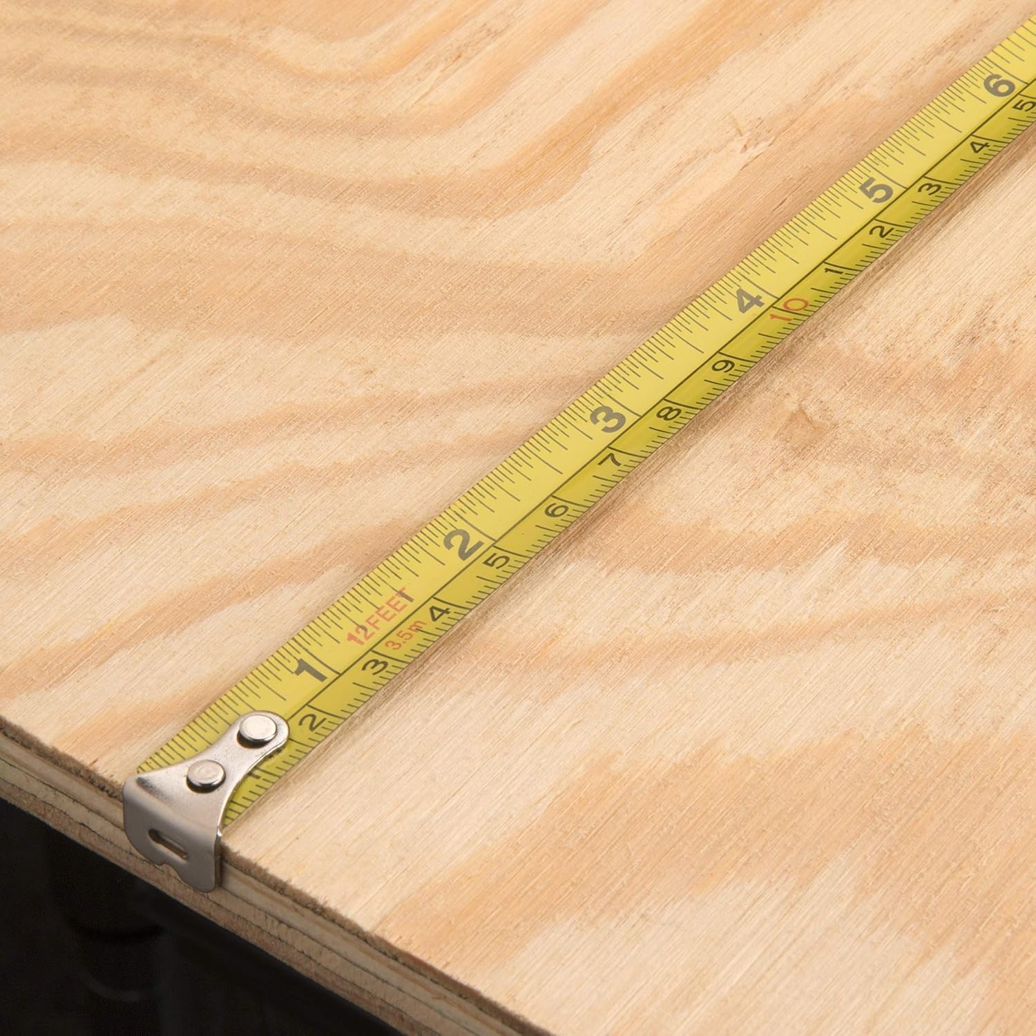 Retractable Tape Measure 12ft Compact Locking Measuring Tool