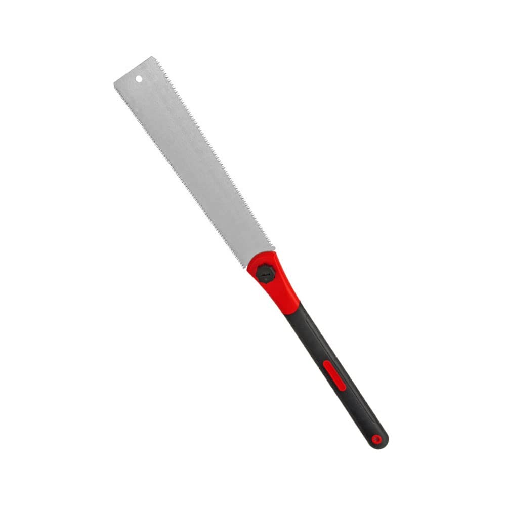 Double Edged Hand Saw, 32cm/12.5” Japanese Ryoba Pull Saw Flexible Flush Red