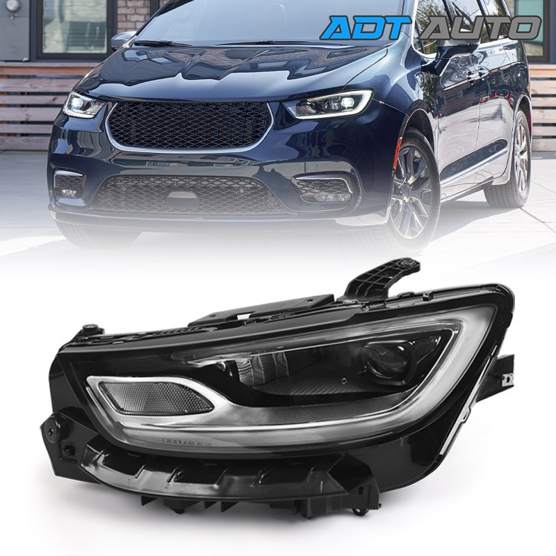 LED DRL Projector Headlight For 2021-2026 Chrysler Pacifica Headlamp Driver Left