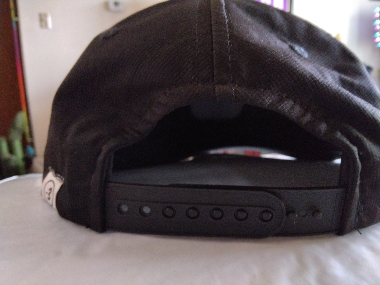Three Under Golf Vented Cap - Est. MMXXI - Black & White Snap Back - Adjustable